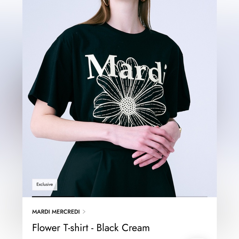 MARDI MERCREDI Flower T-shirt